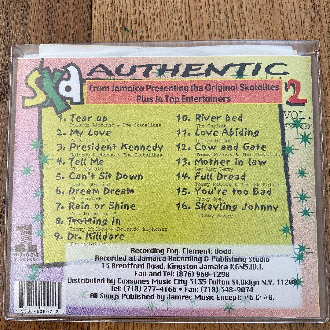 洋楽 Skatalites-Ska Authentic Vol2 Studio One
