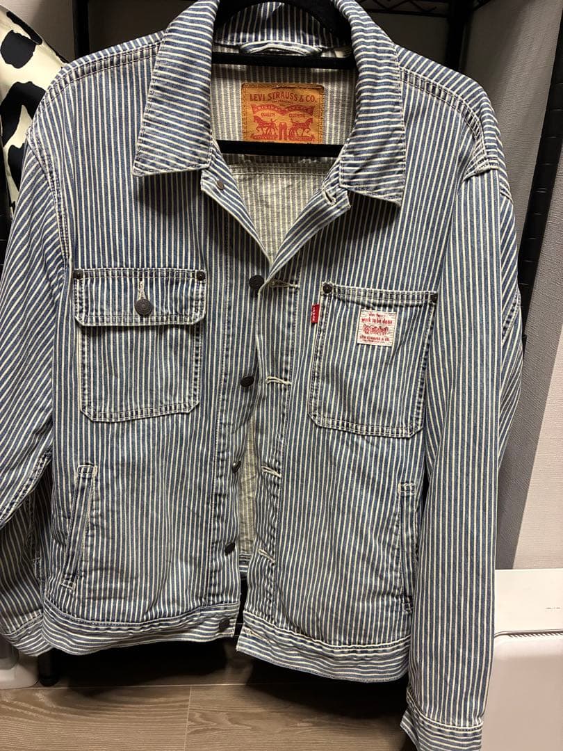 ま*き様 LEVI’S Ｇジャン　デニムジャケット　トラッカージャケット　ヒッコ