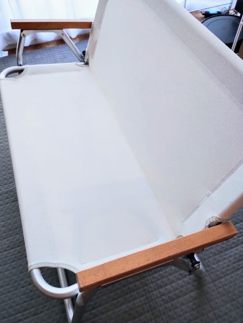 無印良品　折りたたみベンチチェア　絶版品