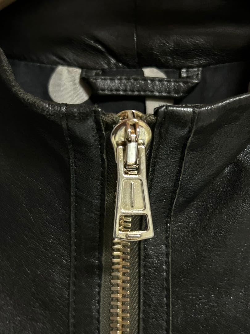Paul smith ポールスミス　羊革レザージャケット　黒　S