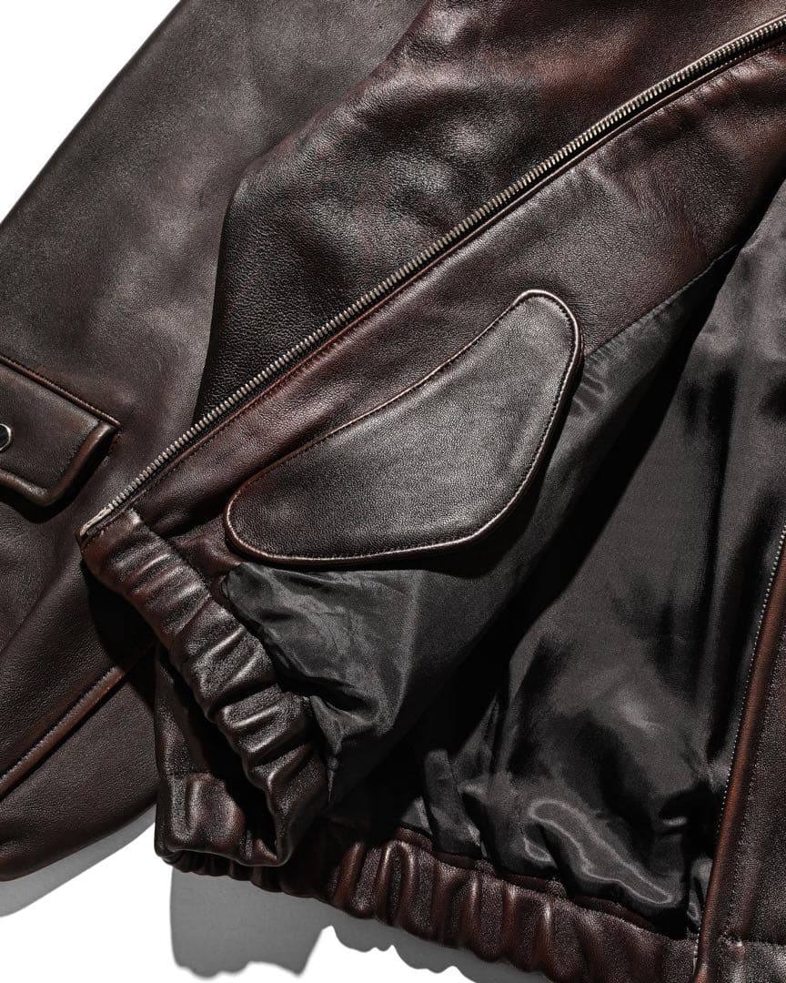 【即完アイテム】SHEEP LEATHER UTILITY JACKET