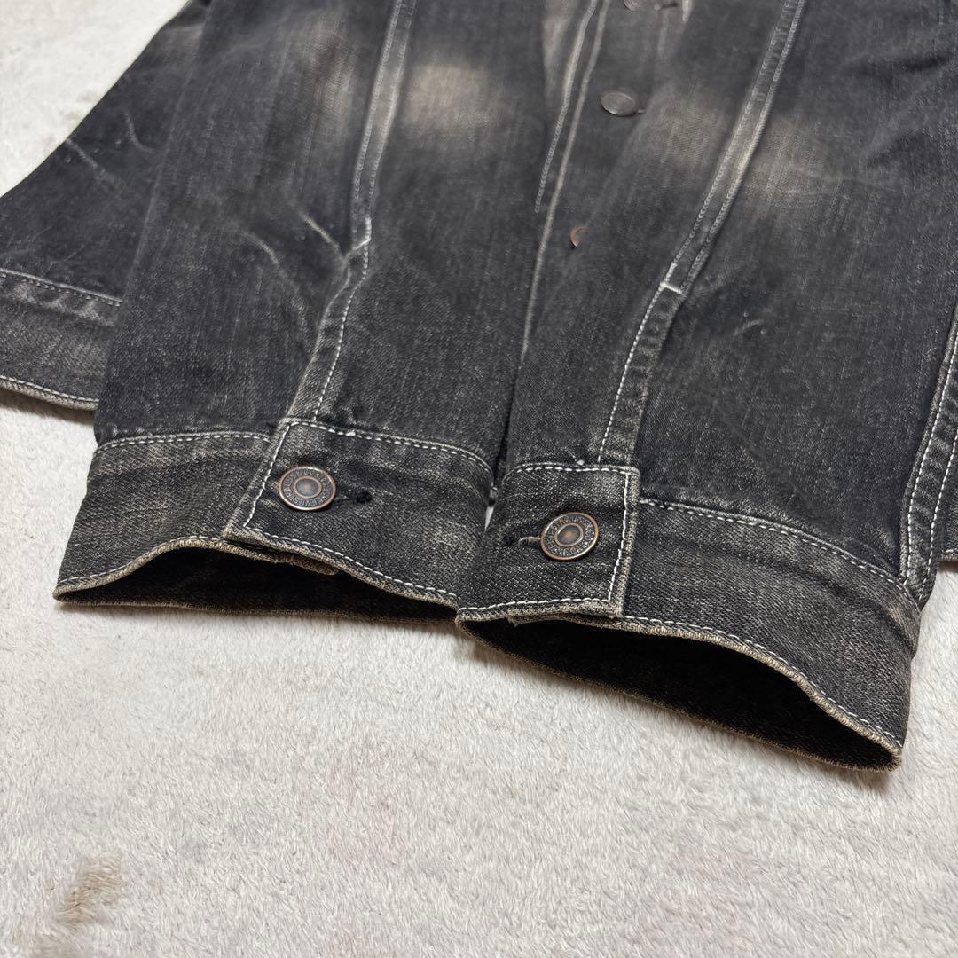 00s美品✨リーバイス 70599 先染めブラック デニムジャケット L