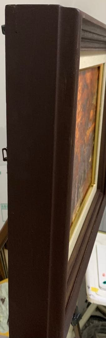 油彩画4号 額縁付