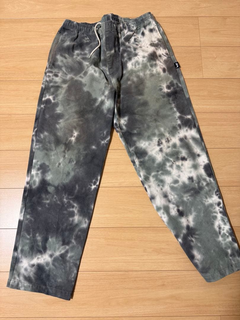 パンツ Stussy DYED CANVAS BEACH PANT