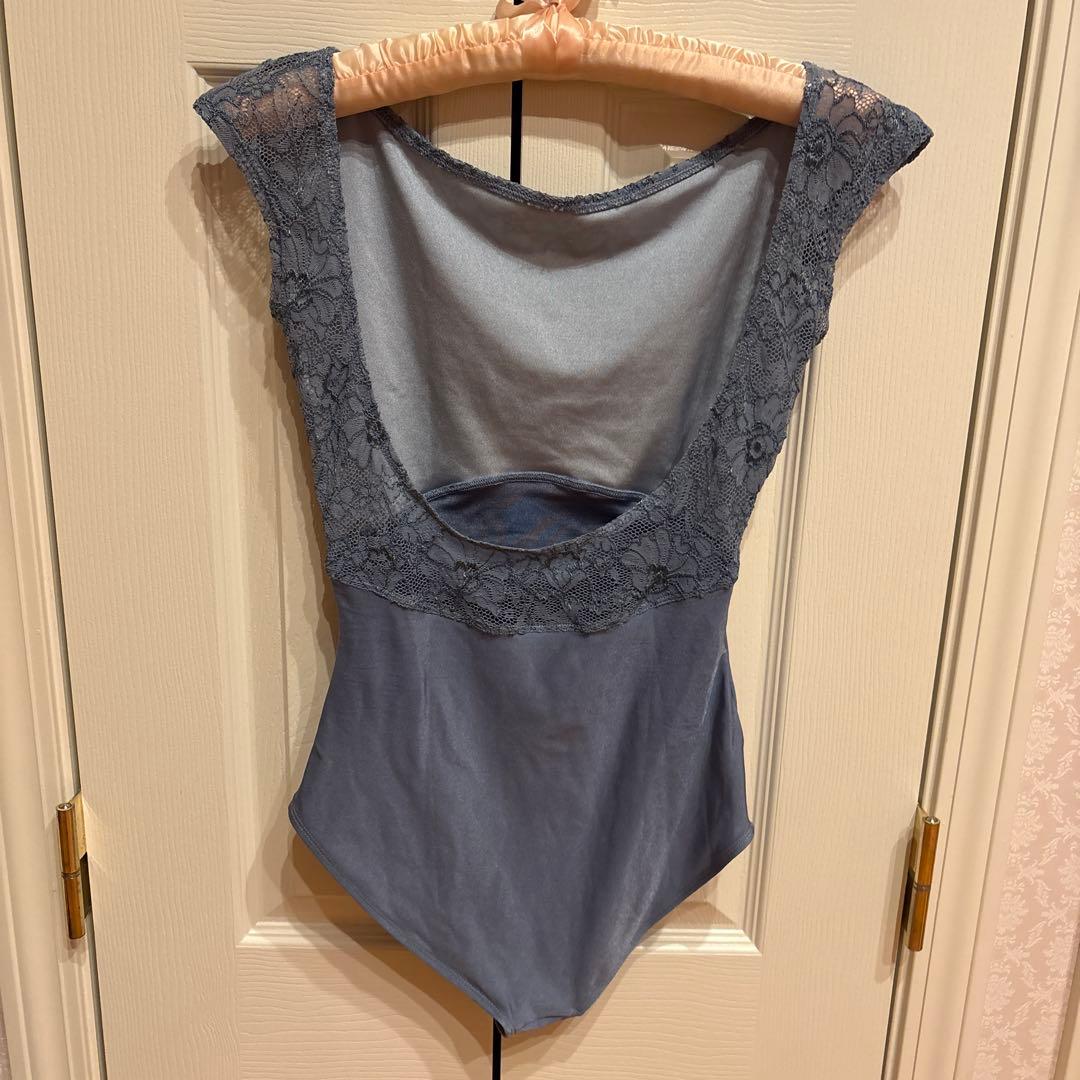 デラロミラノブルーレース レオタード