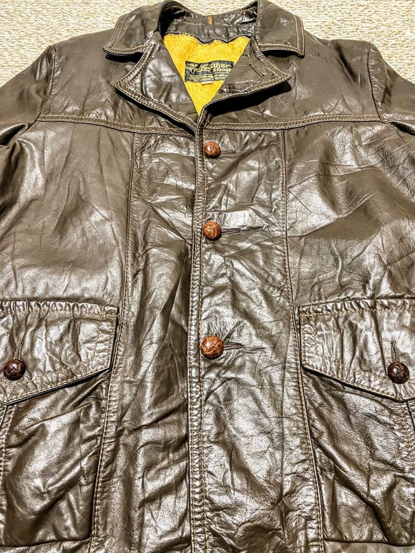 ★雰囲気抜群‼️神サイズ★70s Sears カーコート DBR 40 Reg‼️