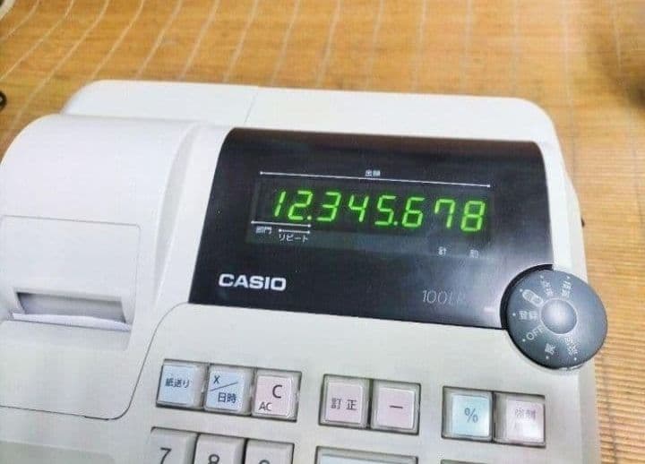 カシオレジスター　100ER　簡単便利特殊　送料込　464111