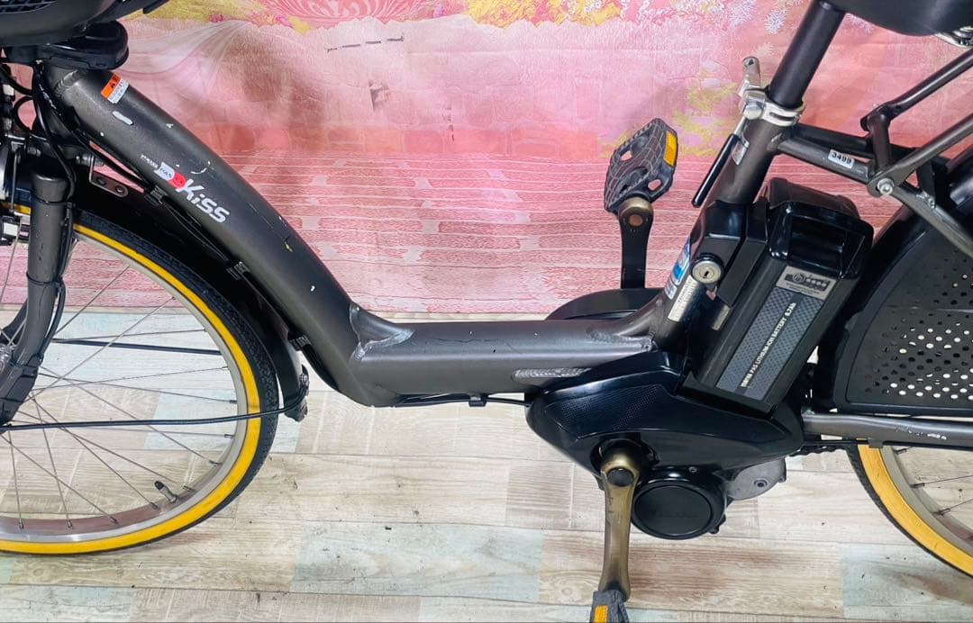 ZK3499 電動自転車 ヤマハ パスキス 子供乗せ 26インチ 送料無料