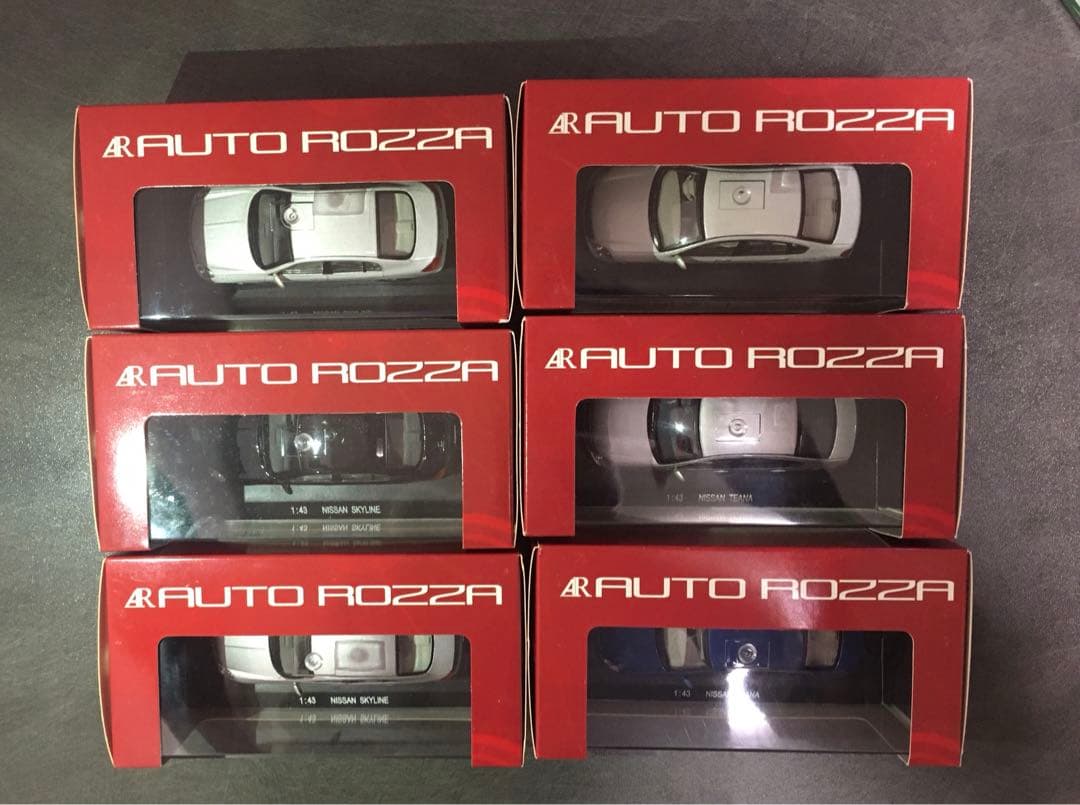 6台セット 1/43 AUTO ROZZA スカイライン ティアナ　新品未開封