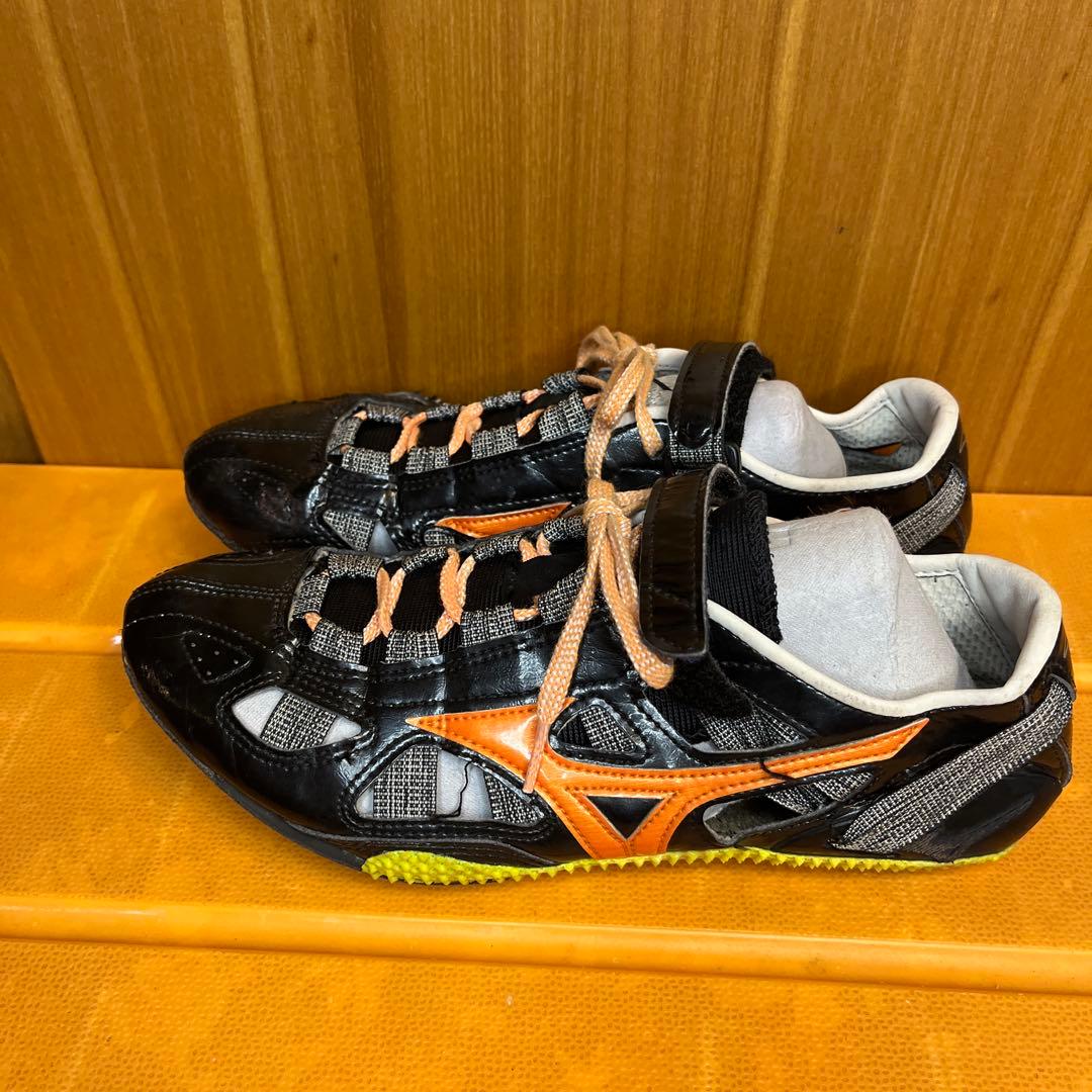 Mizunoスプリントスパイクオーダースパイク・シューズ ブラック/オレンジ