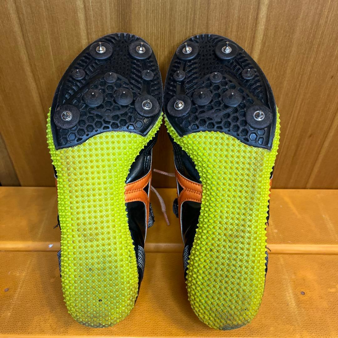 Mizunoスプリントスパイクオーダースパイク・シューズ ブラック/オレンジ
