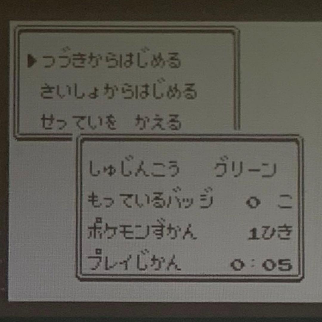 ポケットモンスター 緑