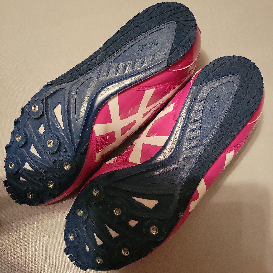 大幅お値下げ‼️【極美品】asicsエフォート　 スパイクシューズ　桃29センチ