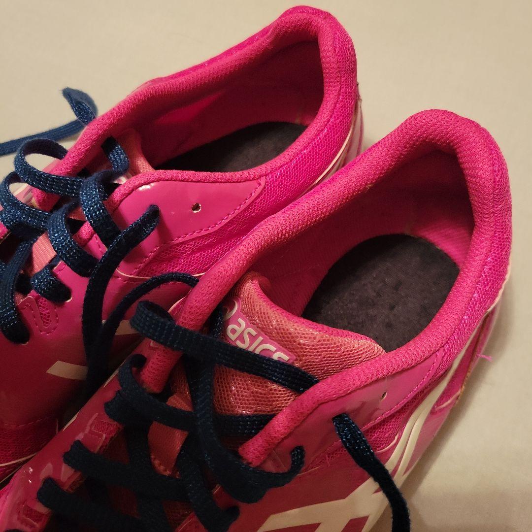 大幅お値下げ‼️【極美品】asicsエフォート　 スパイクシューズ　桃29センチ