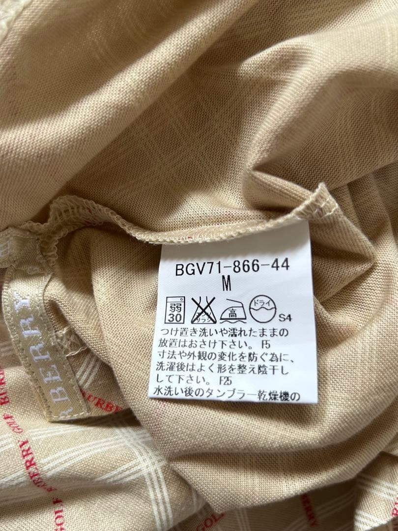 新品　未使用　タグ付　バーバリー　ゴルフ　 ハーフジップ　M 定価24,150円
