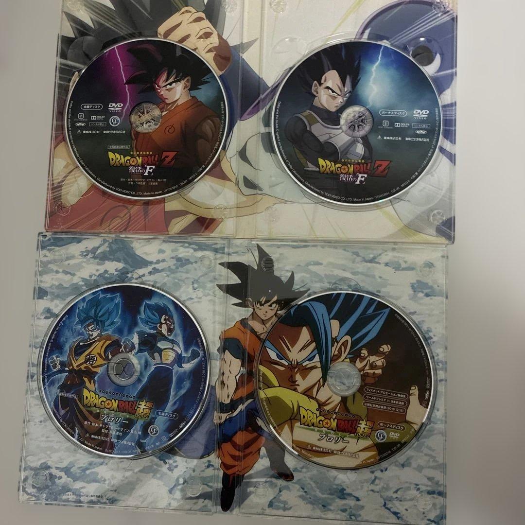 DVD VIDEOドラゴンボール超スーパーヒーローを除く全映画とボーナスディスク