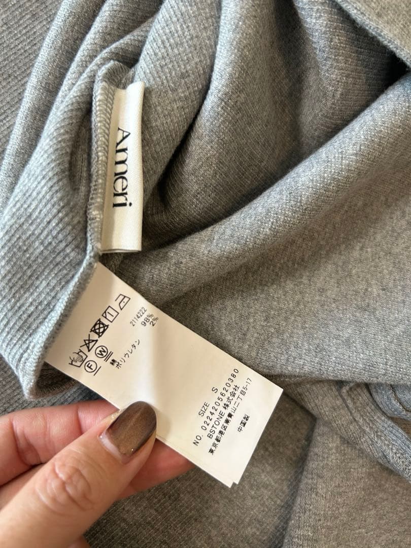 美品★ LAYERED LIKE SWEAT DRESS