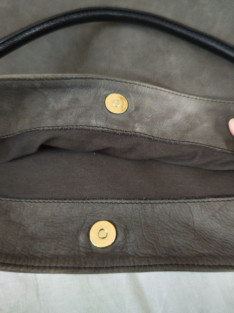 See by Chloé グレー レザーバッグ