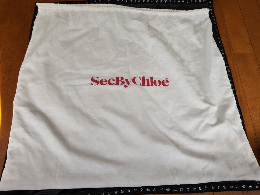 See by Chloé グレー レザーバッグ