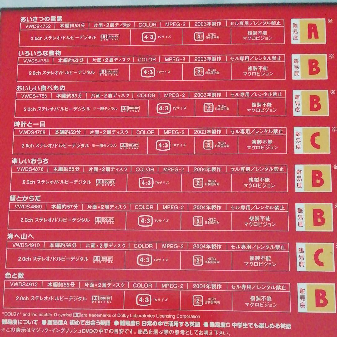マジックイングリッシュDVDボックス　おまけのミッキーマウスクラブハウス付き!