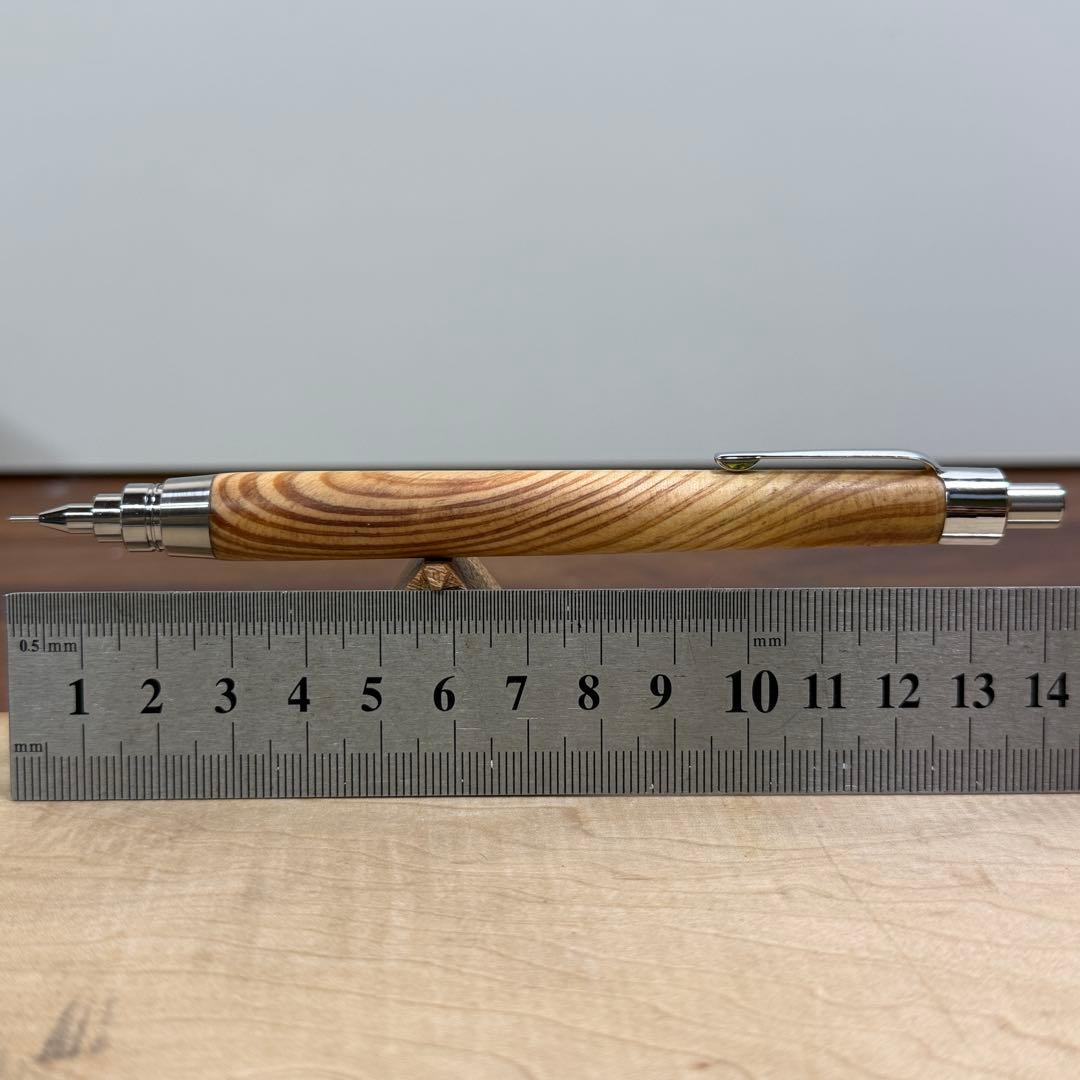 163肥松　木製シャーペン　最強低重心　ステンレス