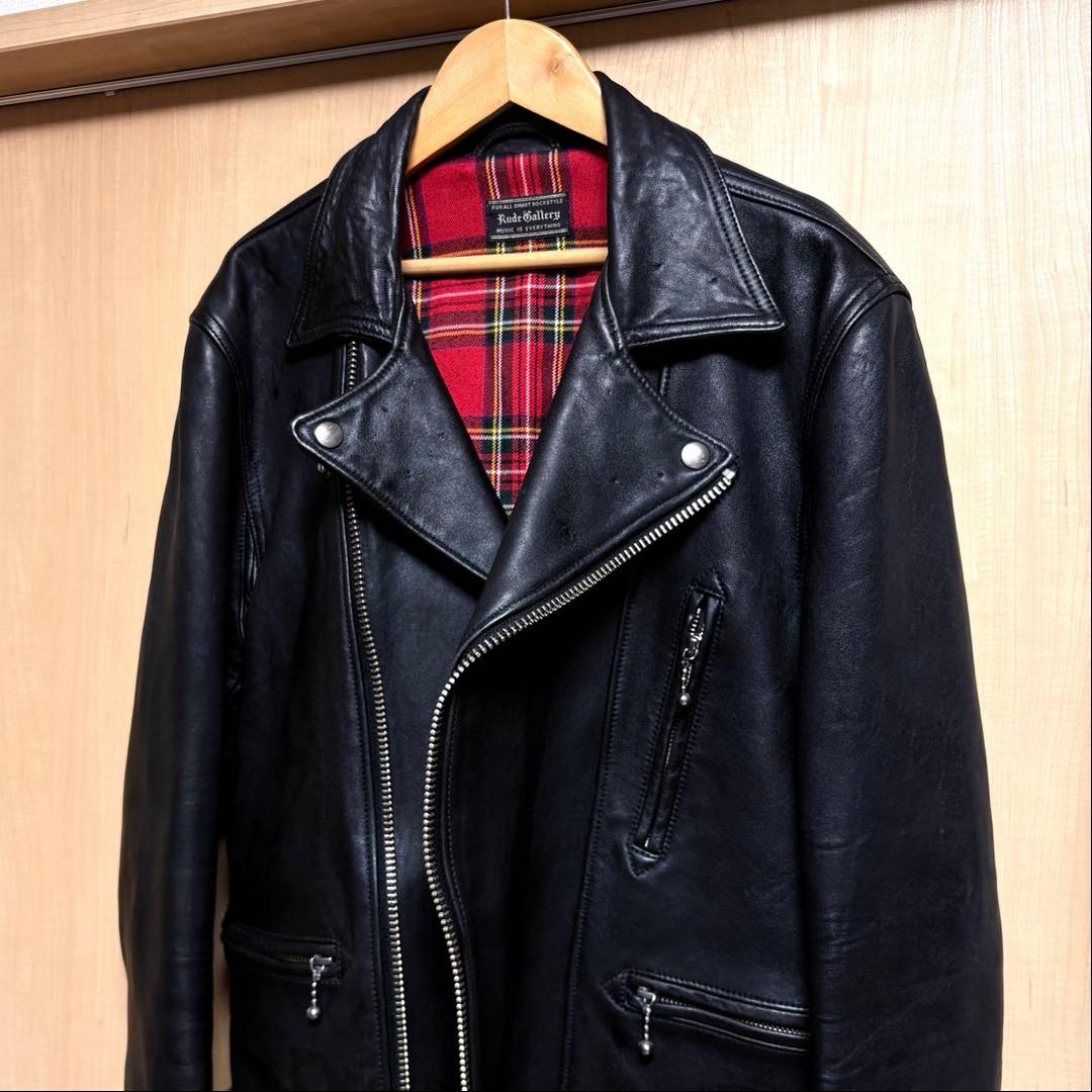 【激レア】14aw RUDE GALLERY riders jacket 4