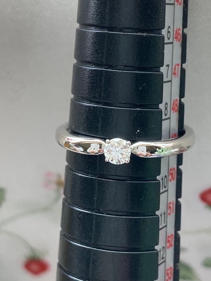 ヴァンドーム青山 ダイヤリング プラチナ950 極美品