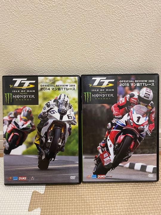 マン島ＴＴレースDVD 2014-2015年　２枚セット