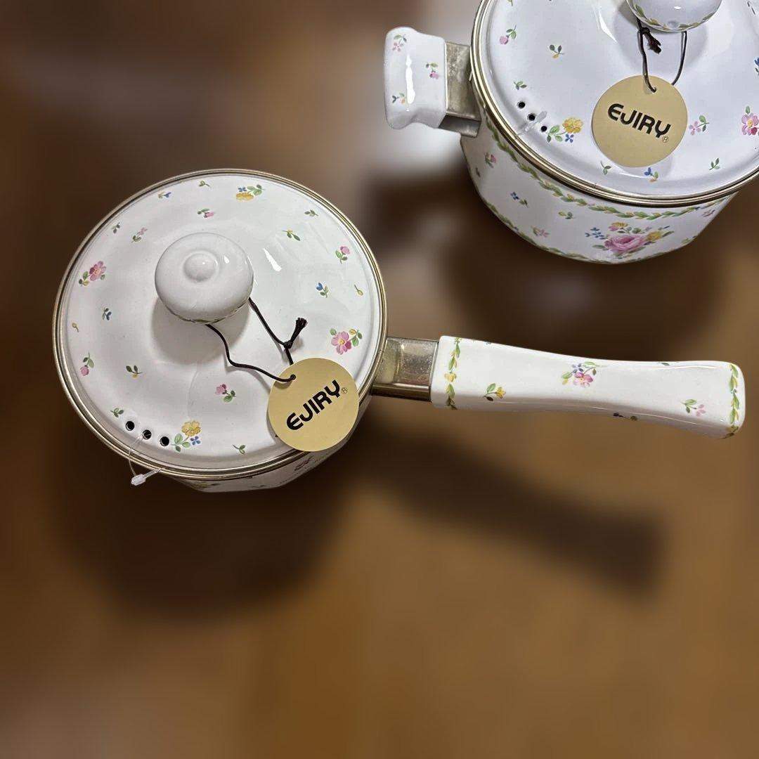 EJIRY エジリー 両手鍋 片手鍋 2点セット 新品