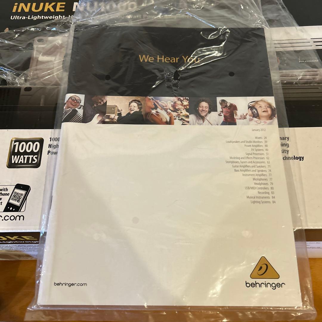 behringer iNUKE NU1000 パワーアンプ