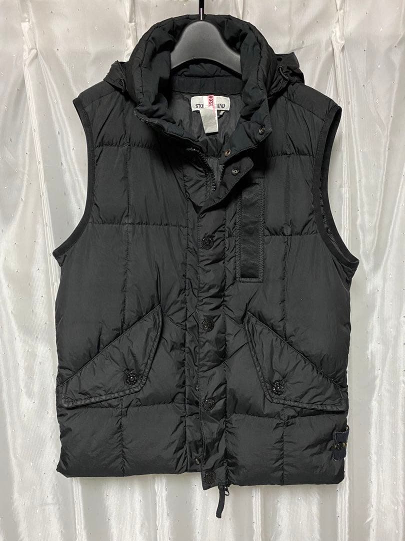 STONE  19aw ダウンベスト ガーメントダイ