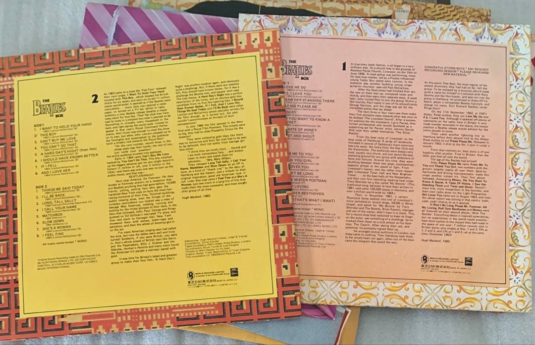 ビートルズ　THE 　BEATLES　 BOX　　　８枚組　　　レコード