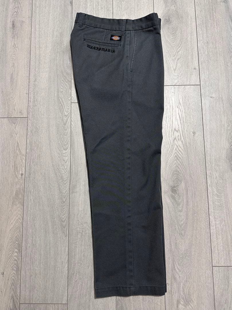 ワコマリア ディッキーズ 24FW Sチャコール PLEATEDTROUSER