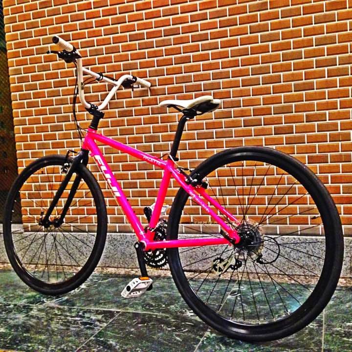 FUJI クロスバイク ピンク