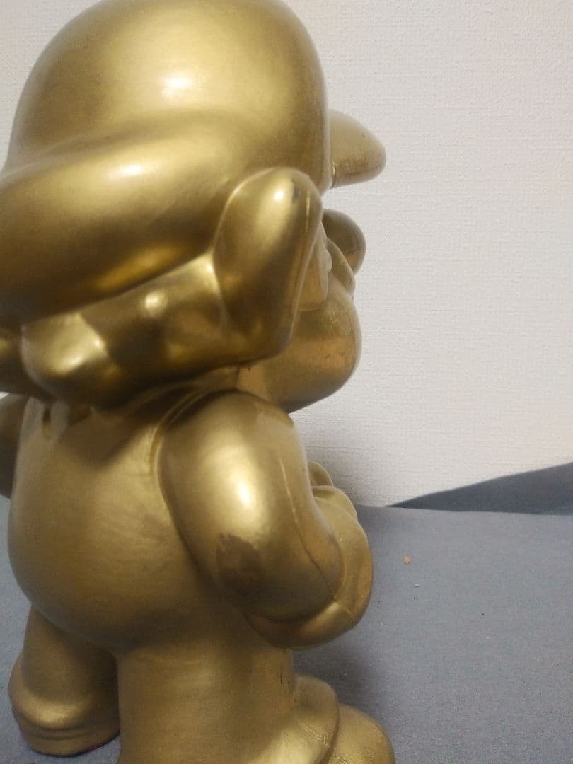 【非売品】金のマリオ像　任天堂エンターテイメント装飾品