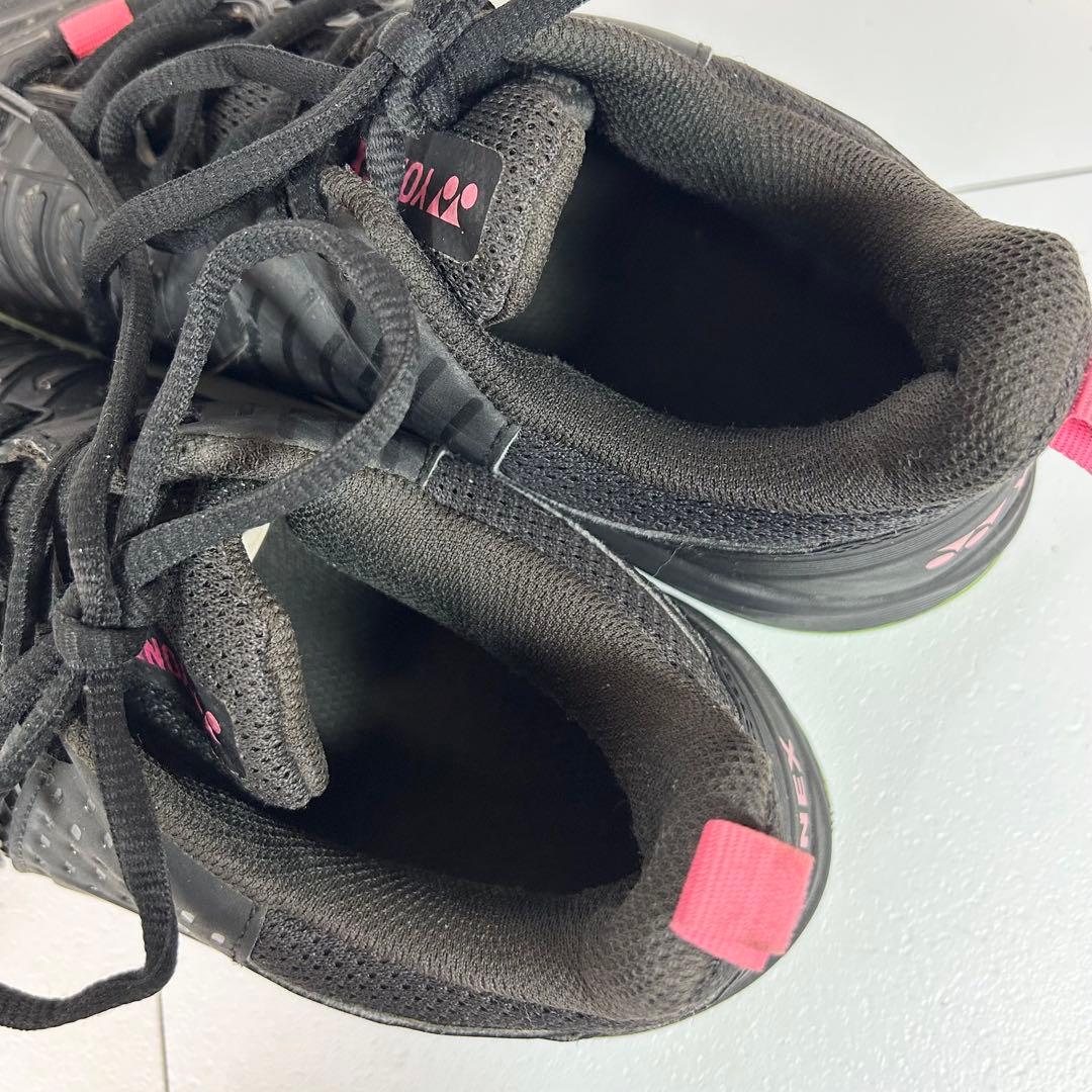美品❗️YONEX テニスシューズ パワークッション　ソニケージ3MGC ブラック