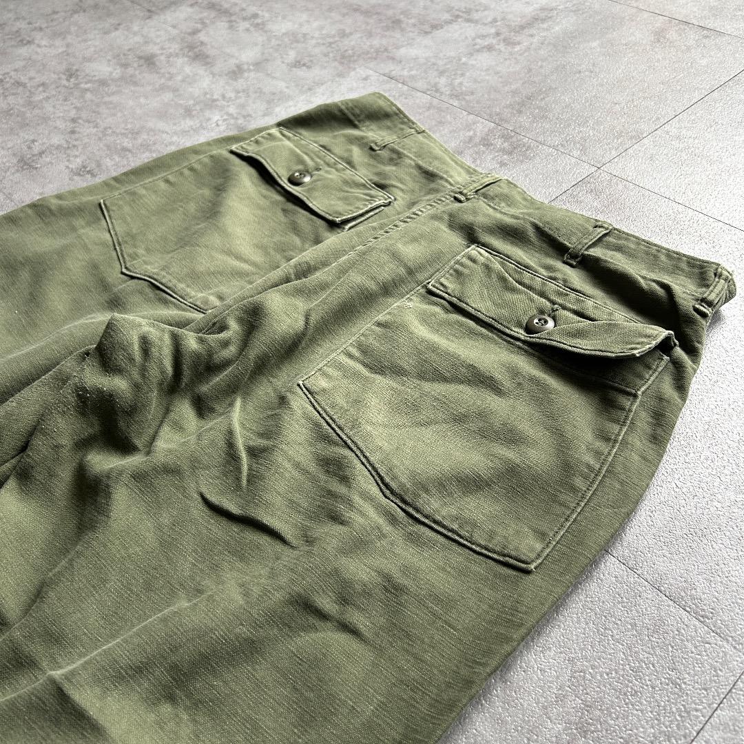 70s アメリカ軍 OG107 ベイカーパンツ 34×29