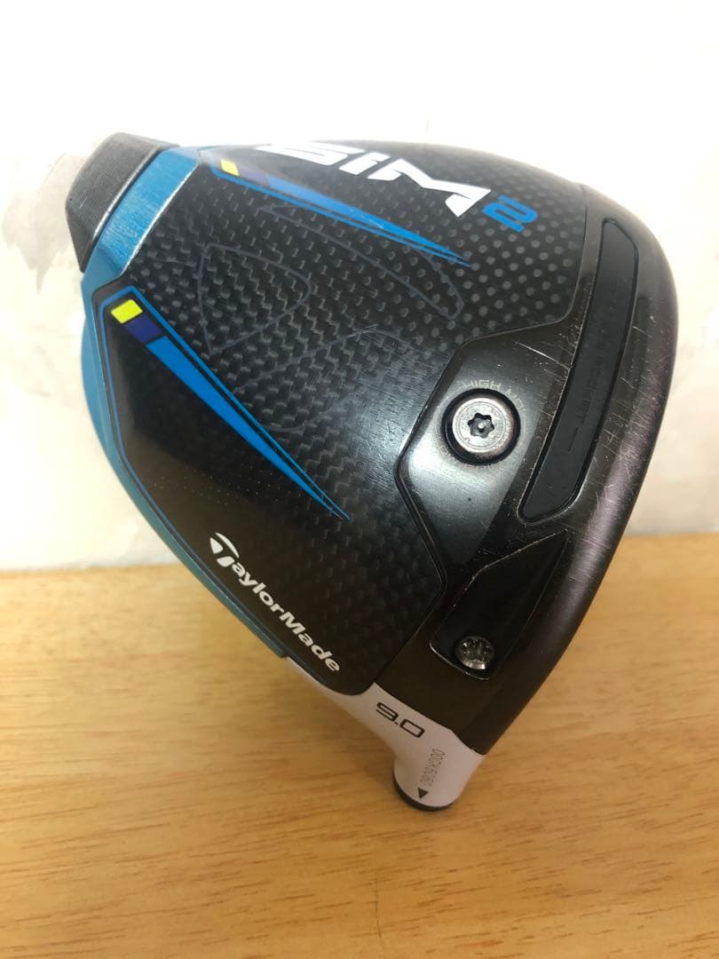 テーラーメイド SIM2 ドライバーヘッド 9.0° 純正ヘッドカバー付