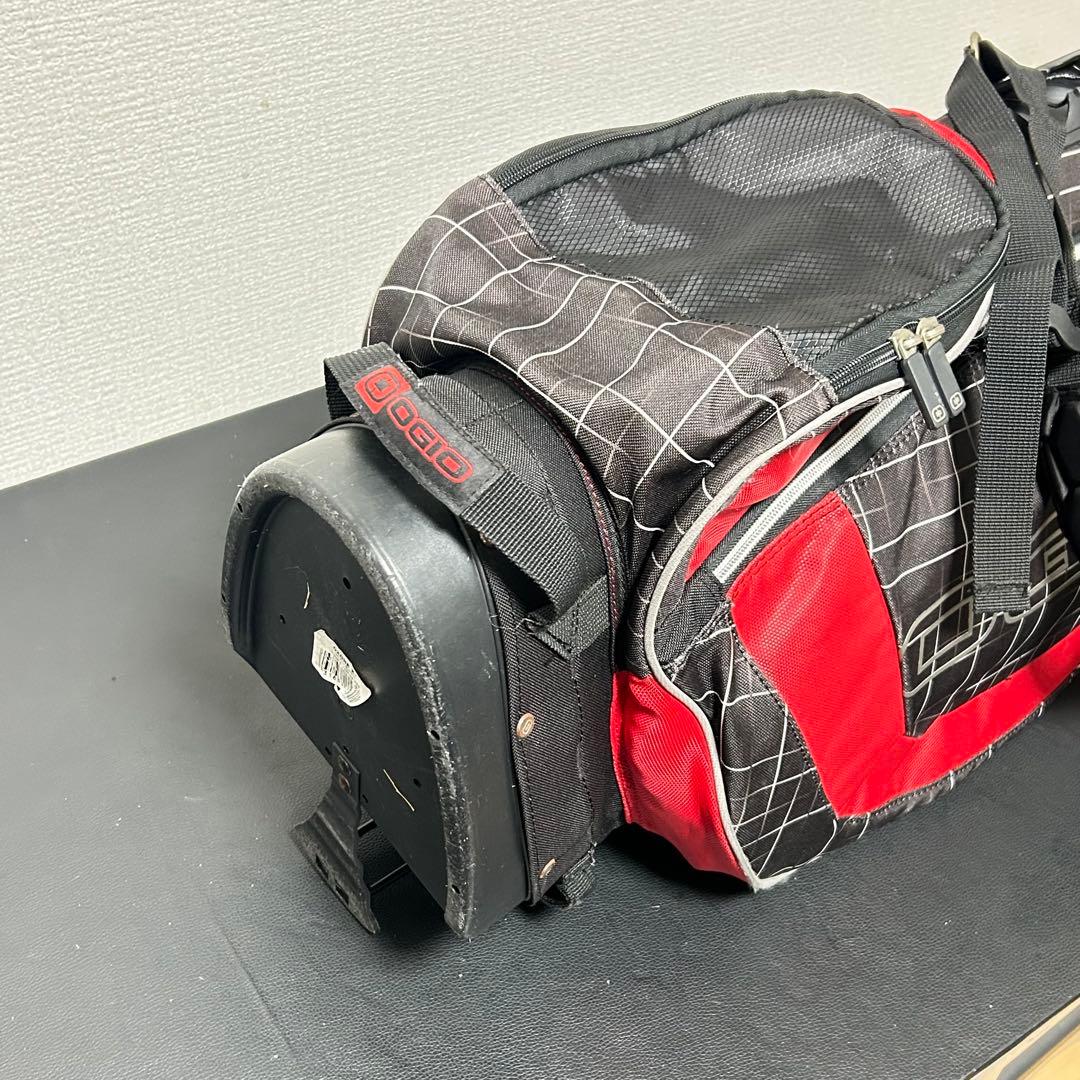 OGIO スタンド キャディバッグ 8分割 ブラック×レッド