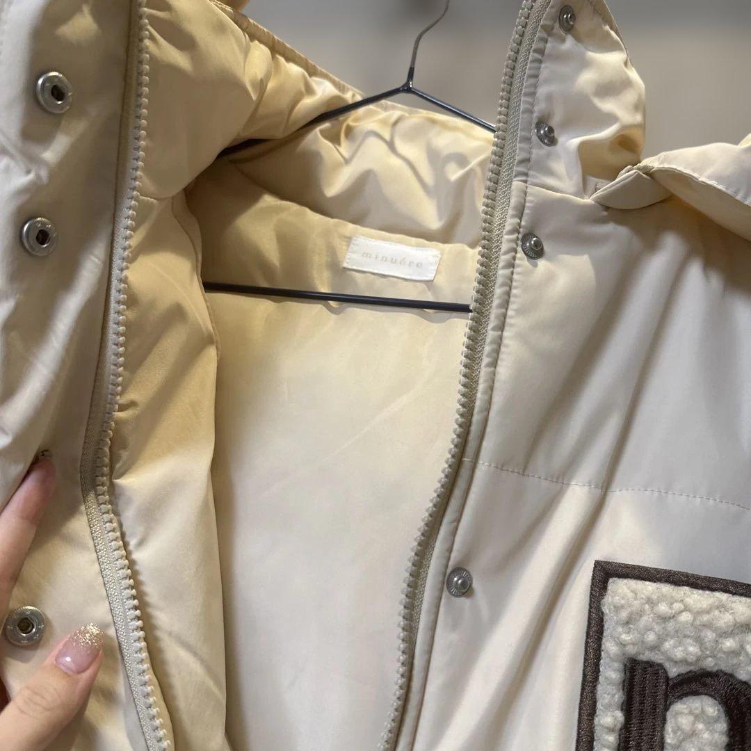 完売品 ミヌエール unisex down jacket (ivory)