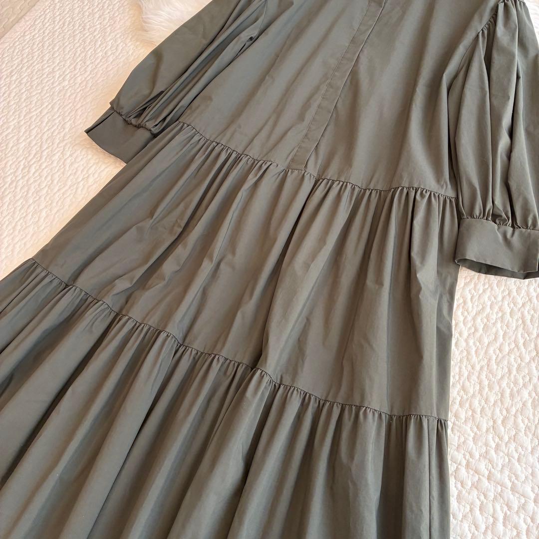 美品♡セオリーリュクス　蛯原友里コラボ タイプライターティアードワンピース