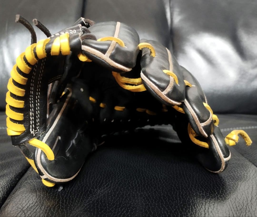 Wilson®stuff 硬式 内野用 グローブ RWO89H 黒 紐変え