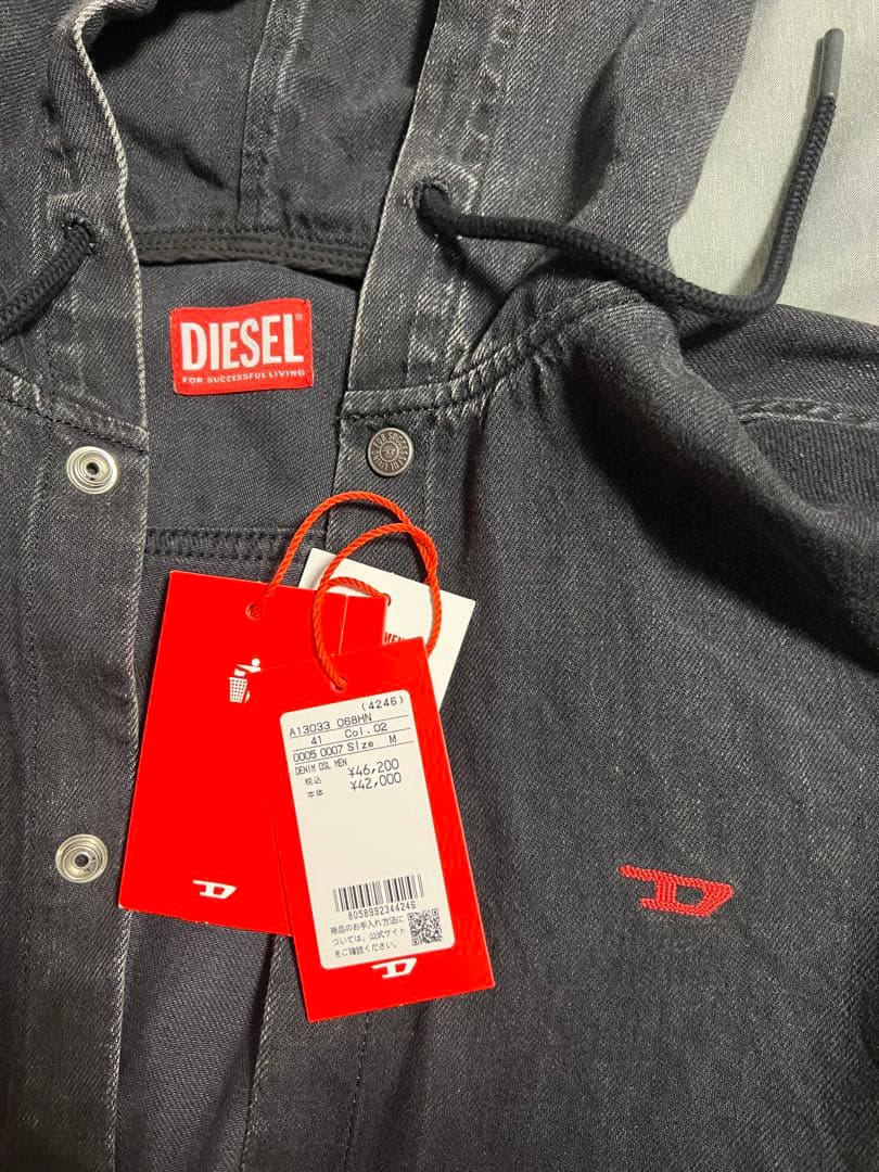 dieselフードデニムジャケットMサイズ コムドットやまとさん着用