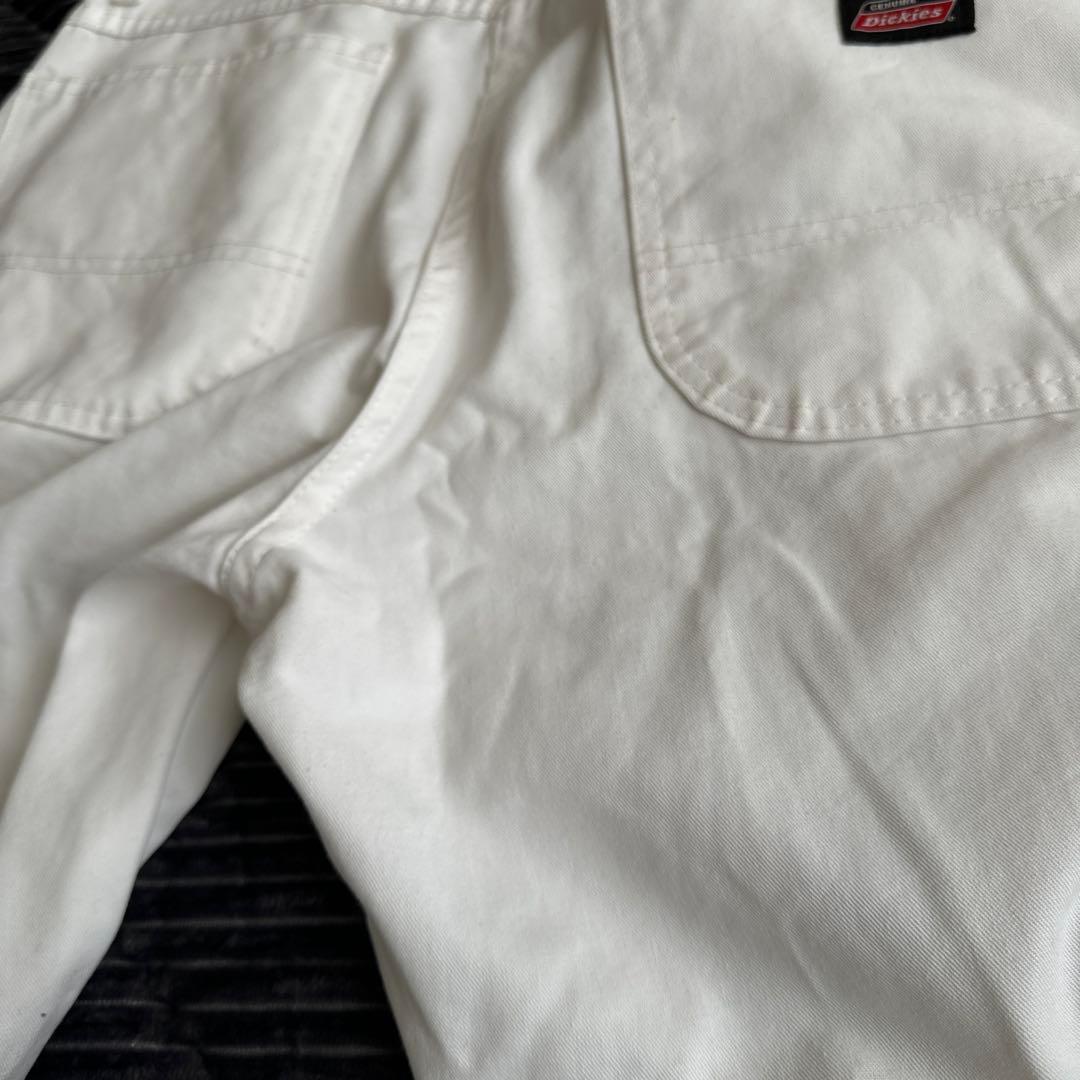 Dickies ホワイト ペインターパンツ　ワークパンツ サイズ34×32