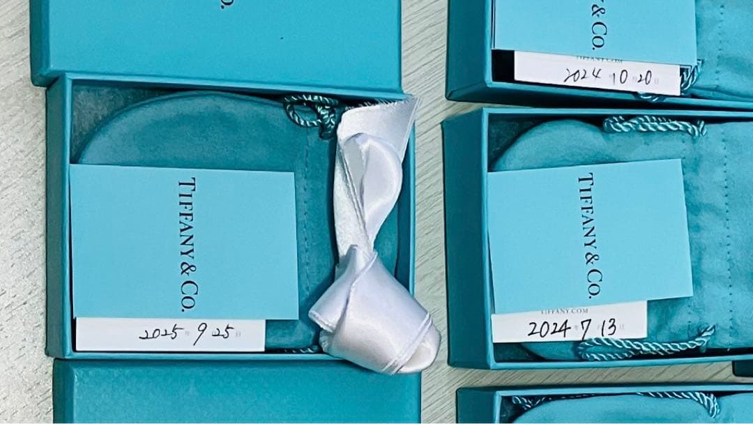 Tiffany & Co. アクセサリー空箱10個セット　現行品