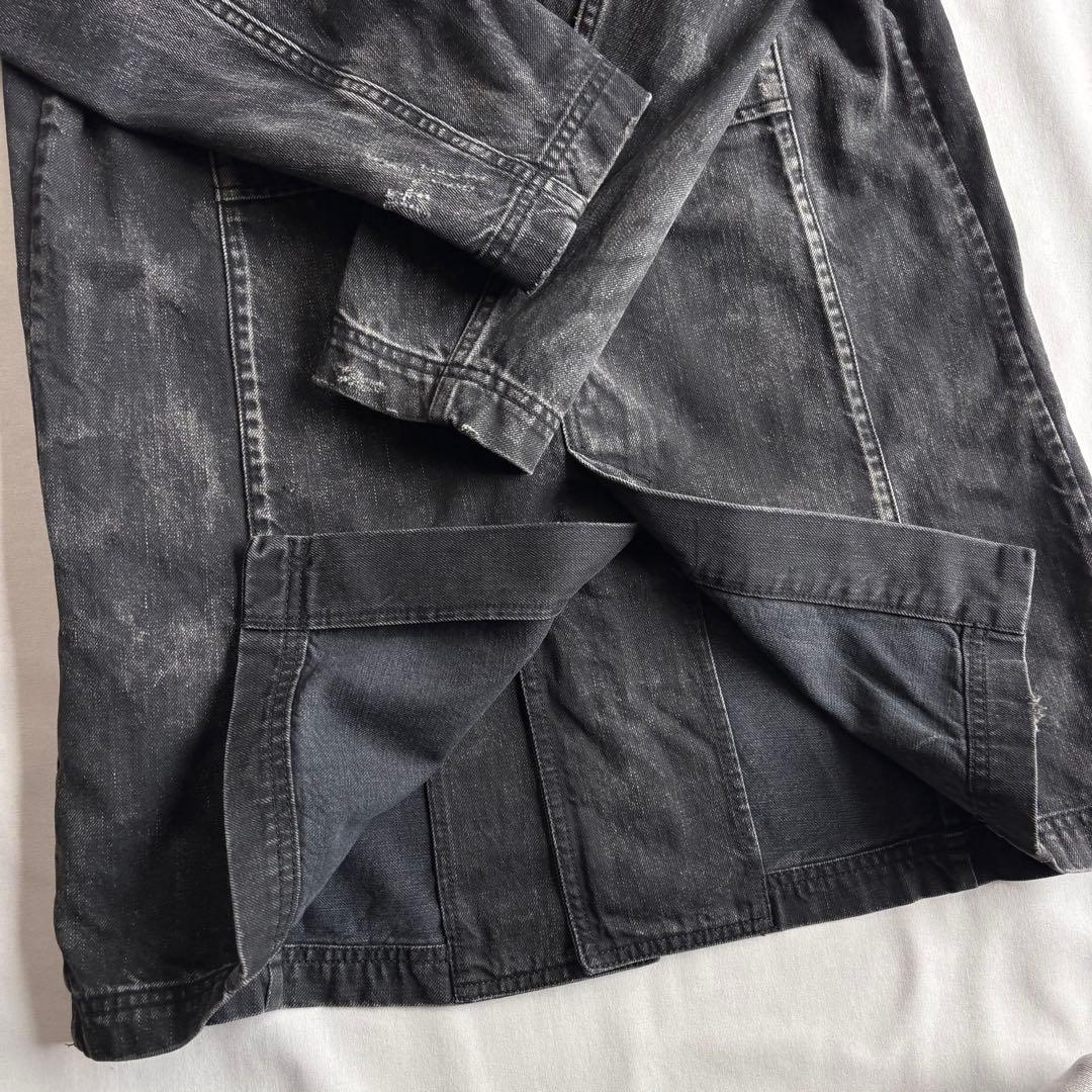 ジャケット・アウター 00s BOSS ORANGE black denim coat Archive