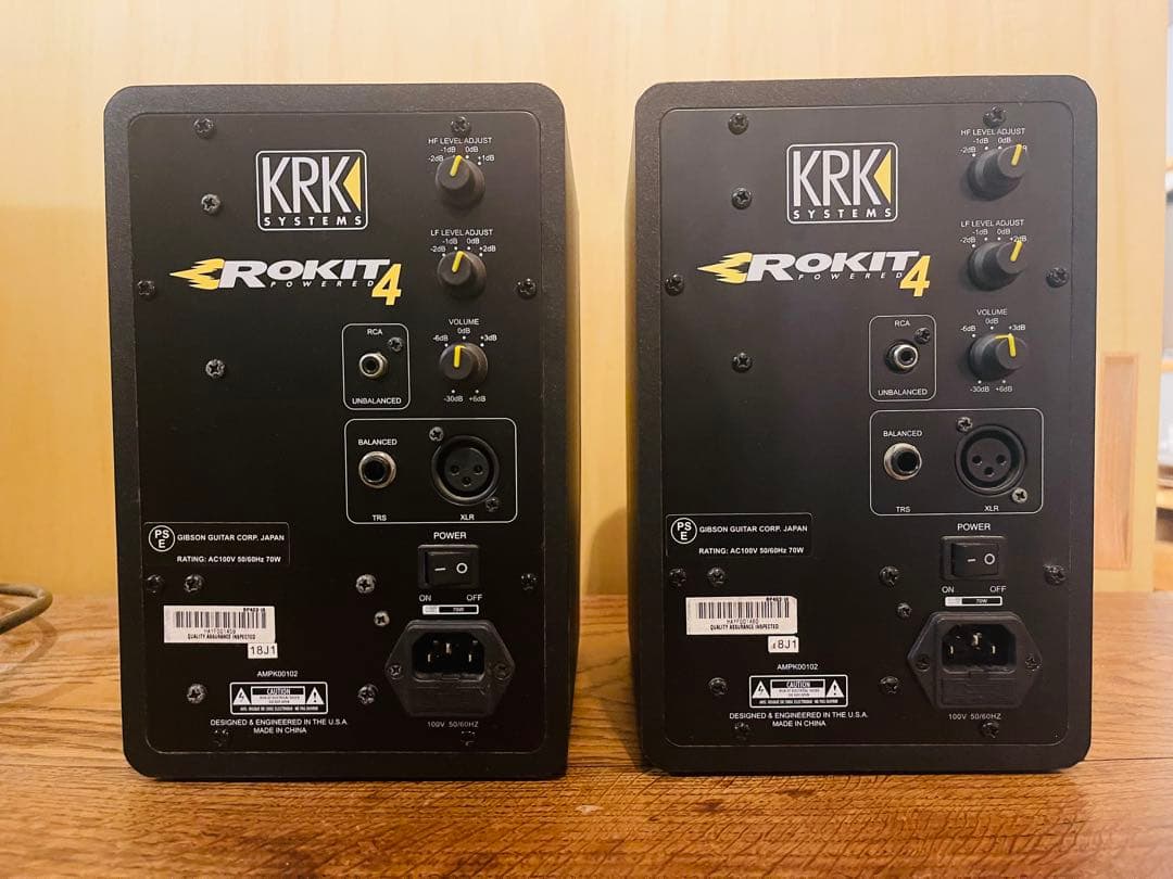 KRK Rokit4 G3 スタジオモニタースピーカー