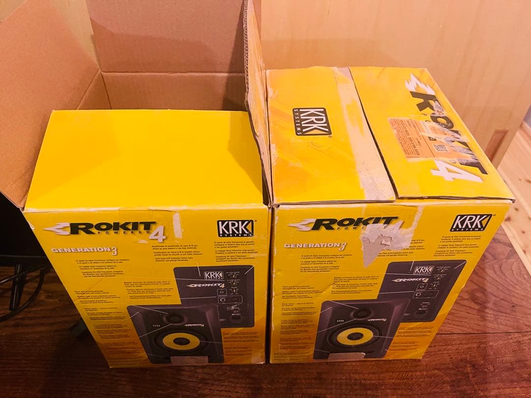 KRK Rokit4 G3 スタジオモニタースピーカー