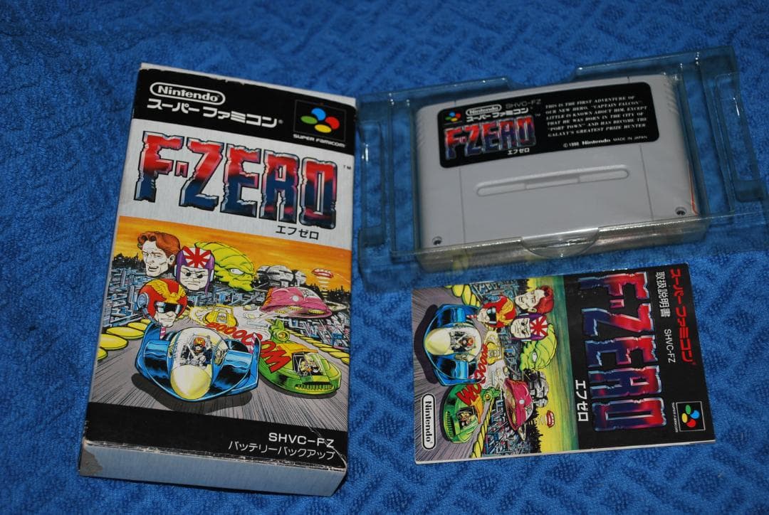 SFCソフト「エフゼロ」F-ZERO」中古動作品の出品です。