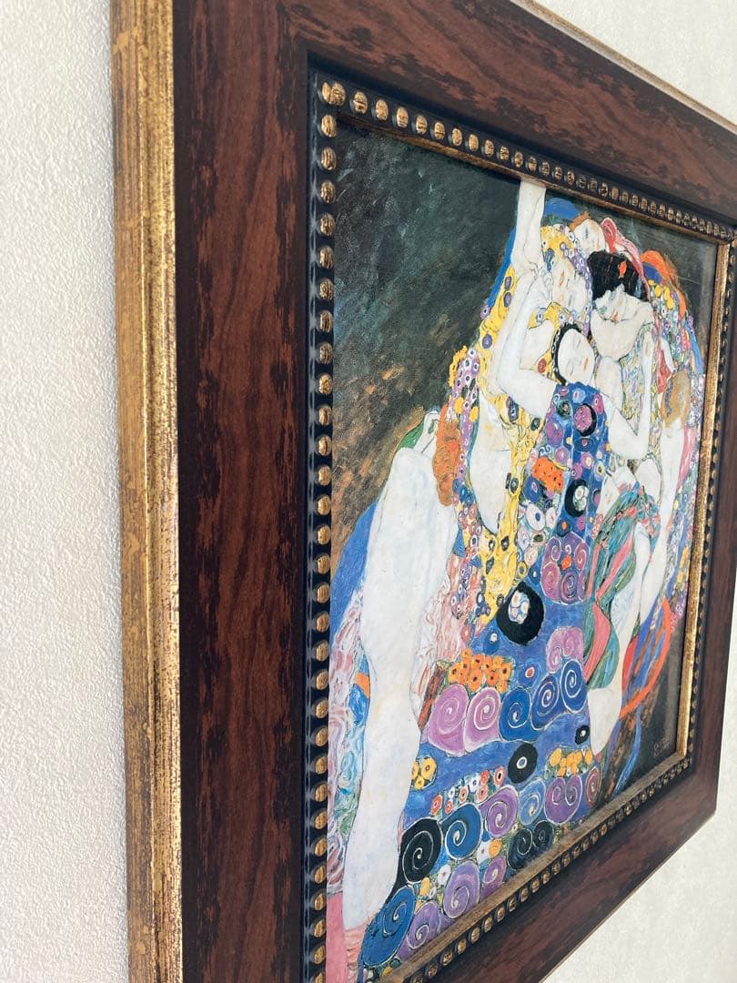 グスタフ・クリムト「接吻」複製画